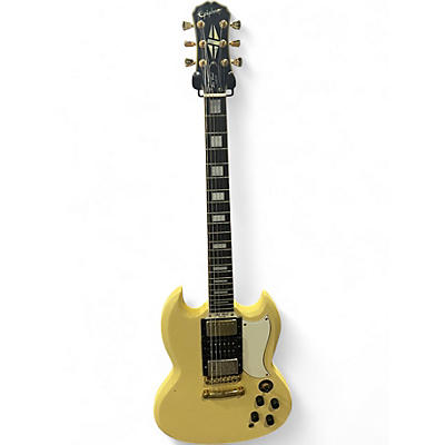 Used Epiphone Les Paul Custom SG White Solid Body Electric Guitar