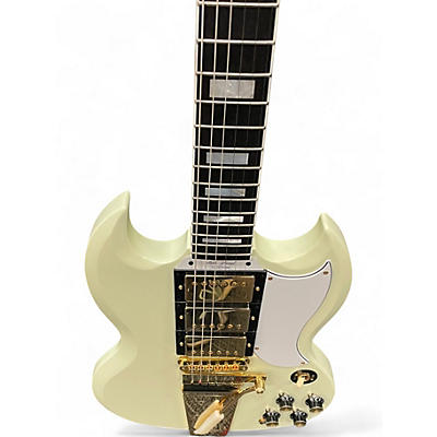 Used Epiphone Les Paul Custom SG white Solid Body Electric Guitar