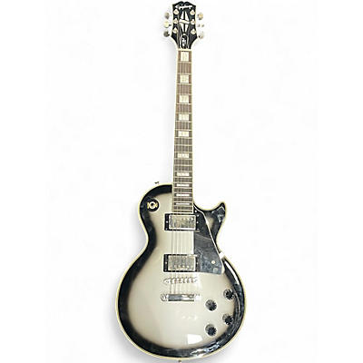 Used Epiphone Les Paul Custom SILVER BURST Solid Body Electric Guitar