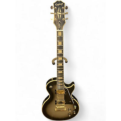 Used Epiphone Les Paul Custom SILVER BURST Solid Body Electric Guitar