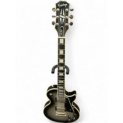 Used Epiphone Les Paul Custom SILVER BURST Solid Body Electric Guitar