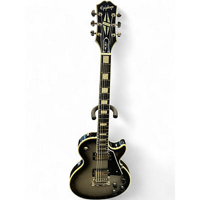 Used Epiphone Les Paul Custom SILVER BURST Solid Body Electric Guitar
