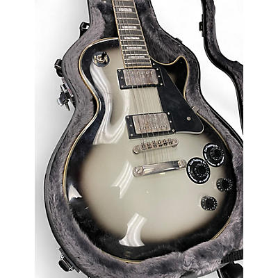 Used Epiphone Les Paul Custom SILVER BURST Solid Body Electric Guitar