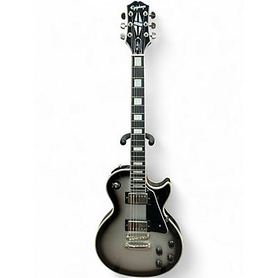 Used Epiphone Les Paul Custom SILVER BURST Solid Body Electric Guitar