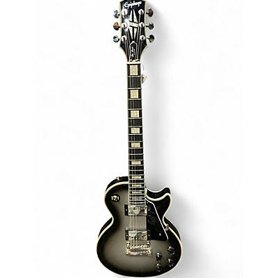 Used Epiphone Les Paul Custom SILVER BURST Solid Body Electric Guitar