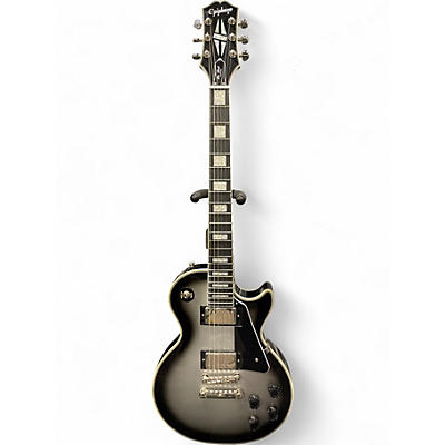 Used Epiphone Les Paul Custom SILVER BURST Solid Body Electric Guitar