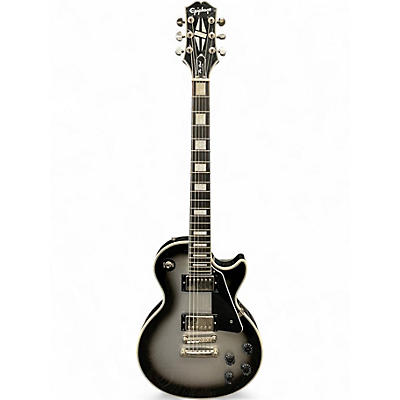 Used Epiphone Les Paul Custom SILVER BURST Solid Body Electric Guitar