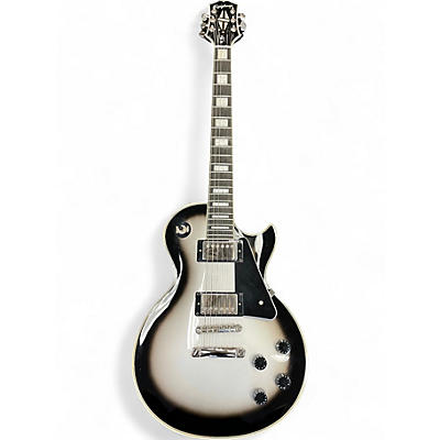 Used Epiphone Les Paul Custom Silver Burst Solid Body Electric Guitar
