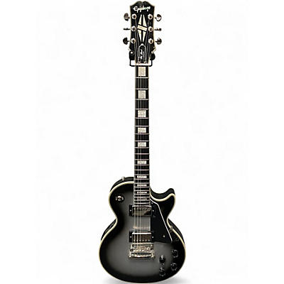 Used Epiphone Les Paul Custom Silver Burst Solid Body Electric Guitar