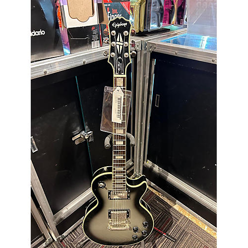 Epiphone Used Epiphone Les Paul Custom Silverburst Solid Body Electric Guitar Silverburst