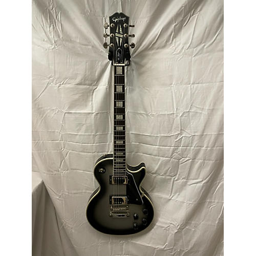 Epiphone Used Epiphone Les Paul Custom Silverburst Solid Body Electric Guitar Silverburst