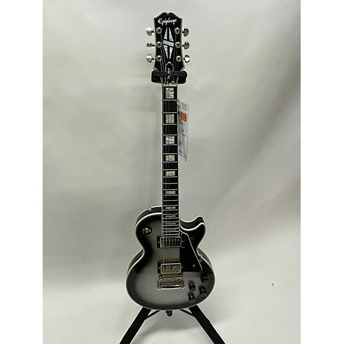 Epiphone Used Epiphone Les Paul Custom Silverburst Solid Body Electric Guitar Silverburst