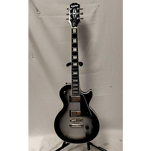 Epiphone Used Epiphone Les Paul Custom Silverburst Solid Body Electric Guitar Silverburst