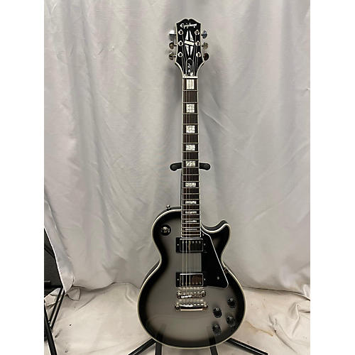 Epiphone Used Epiphone Les Paul Custom Silverburst Solid Body Electric Guitar Silverburst