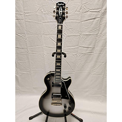 Epiphone Used Epiphone Les Paul Custom Silverburst Solid Body Electric Guitar