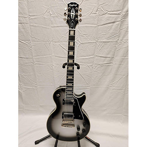 Epiphone Used Epiphone Les Paul Custom Silverburst Solid Body Electric Guitar Silverburst