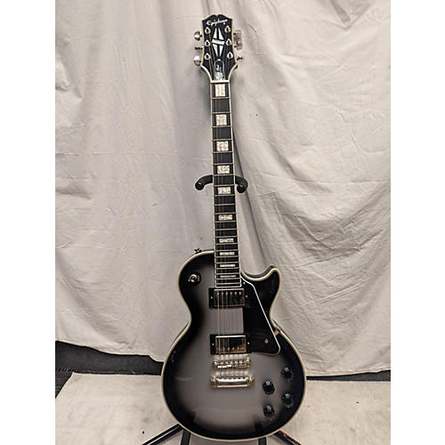 Epiphone Used Epiphone Les Paul Custom Silverburst Solid Body Electric Guitar Silverburst