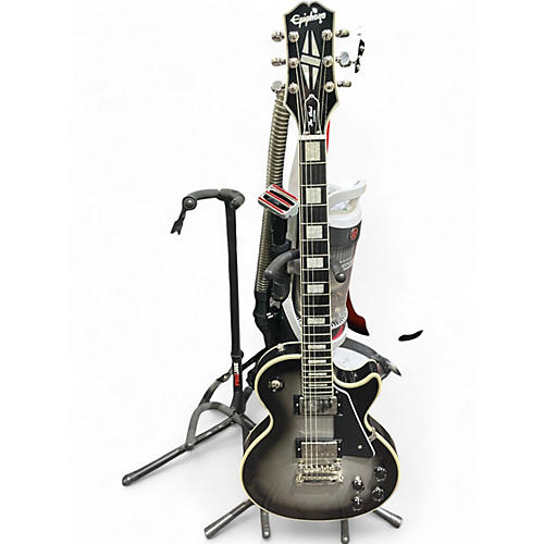 Epiphone Used Epiphone Les Paul Custom Silverburst Solid Body Electric Guitar Silverburst