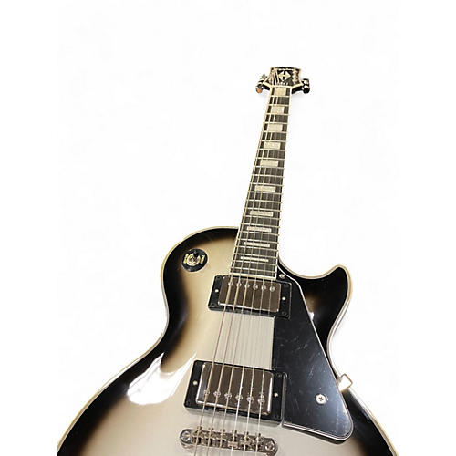 Used Epiphone Les Paul Custom Silverburst Solid Body Electric Guitar Silverburst