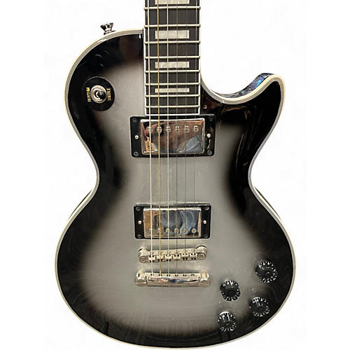 Used Epiphone Les Paul Custom Silverburst Solid Body Electric Guitar Silverburst