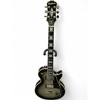 Used Epiphone Les Paul Custom Silverburst Solid Body Electric Guitar