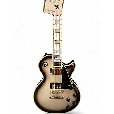 Used Epiphone Les Paul Custom Silverburst Solid Body Electric Guitar