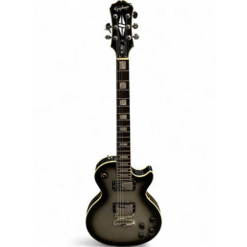 Used Epiphone Les Paul Custom Silverburst Solid Body Electric Guitar Silverburst
