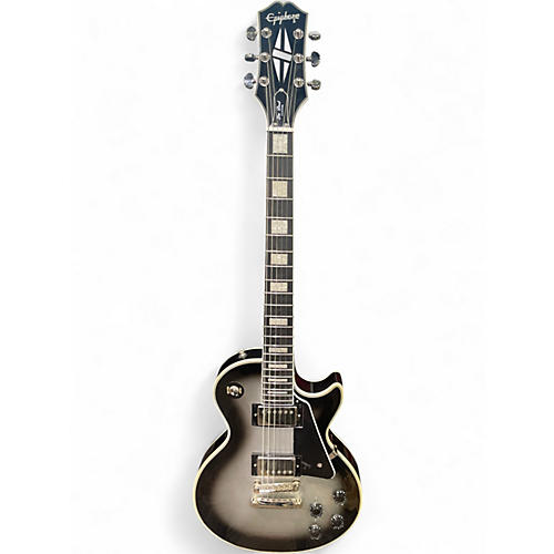 Used Epiphone Les Paul Custom Silverburst Solid Body Electric Guitar Silverburst