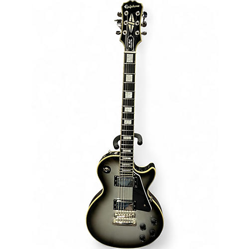 Used Epiphone Les Paul Custom Silverburst Solid Body Electric Guitar Silverburst