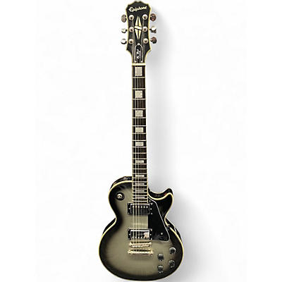 Used Epiphone Les Paul Custom Silverburst Solid Body Electric Guitar