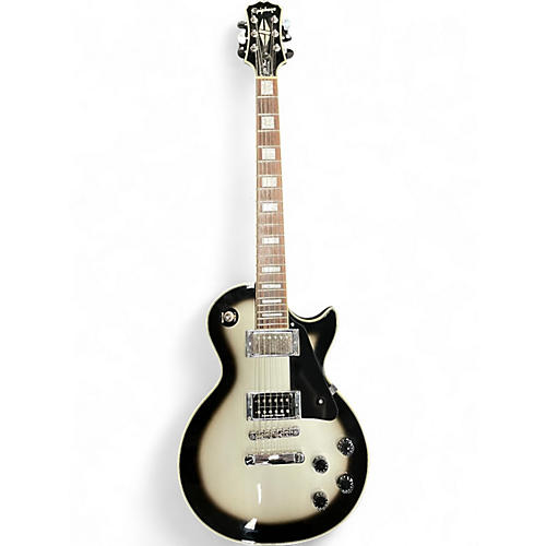 Used Epiphone Les Paul Custom Silverburst Solid Body Electric Guitar Silverburst