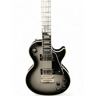 Used Epiphone Les Paul Custom Silverburst Solid Body Electric Guitar