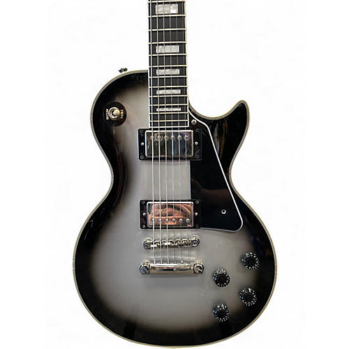 Used Epiphone Les Paul Custom Silverburst Solid Body Electric Guitar Silverburst