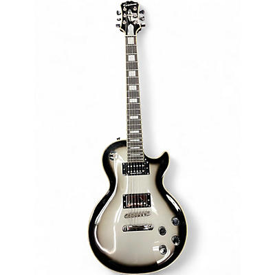 Used Epiphone Les Paul Custom Silverburst Solid Body Electric Guitar