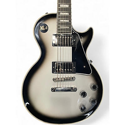 Used Epiphone Les Paul Custom Silverburst Solid Body Electric Guitar