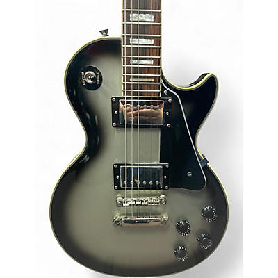 Used Epiphone Les Paul Custom Silverburst Solid Body Electric Guitar