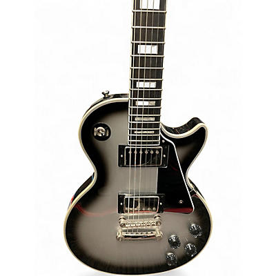 Used Epiphone Les Paul Custom Silverburst Solid Body Electric Guitar