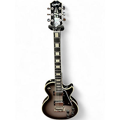 Used Epiphone Les Paul Custom Silverburst Solid Body Electric Guitar
