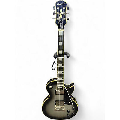 Used Epiphone Les Paul Custom Silverburst Solid Body Electric Guitar