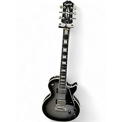 Used Epiphone Les Paul Custom Silverburst Solid Body Electric Guitar