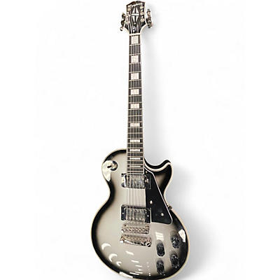 Used Epiphone Les Paul Custom Silverburst Solid Body Electric Guitar