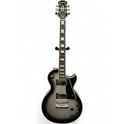 Used Epiphone Les Paul Custom Silverburst Solid Body Electric Guitar