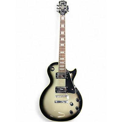 Used Epiphone Les Paul Custom Silverburst Solid Body Electric Guitar