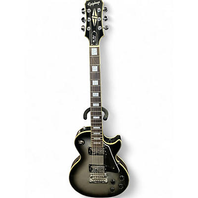 Used Epiphone Les Paul Custom Silverburst Solid Body Electric Guitar