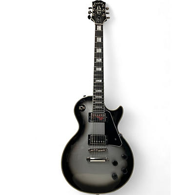 Used Epiphone Les Paul Custom Silverburst Solid Body Electric Guitar