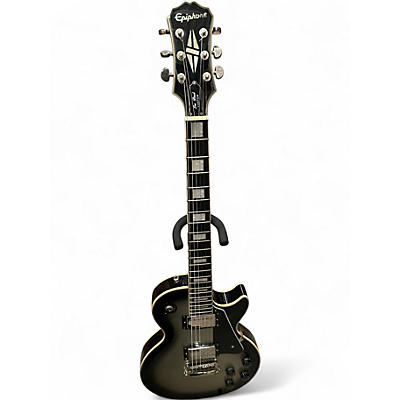 Used Epiphone Les Paul Custom Silverburst Solid Body Electric Guitar