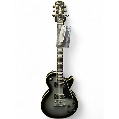 Used Epiphone Les Paul Custom Silverburst Solid Body Electric Guitar