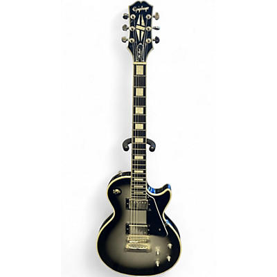 Used Epiphone Les Paul Custom Silverburst Solid Body Electric Guitar