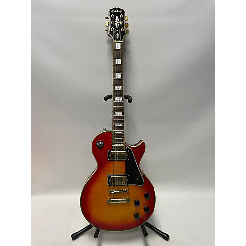 Epiphone Used Epiphone Les Paul Custom Sunburst Solid Body Electric Guitar Sunburst