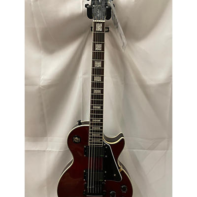 Epiphone Used Epiphone Les Paul Custom Trans Crimson Red Solid Body Electric Guitar